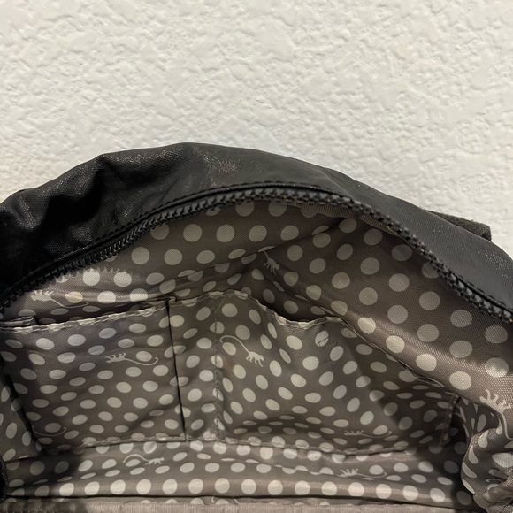 Kipling Vintage Black Satchel + Crossbody Bag - Picture 10 of 11